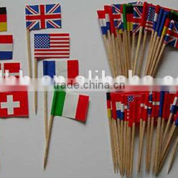 Customized Paper Flag Toothpicks,Customized Flag Toothpicks