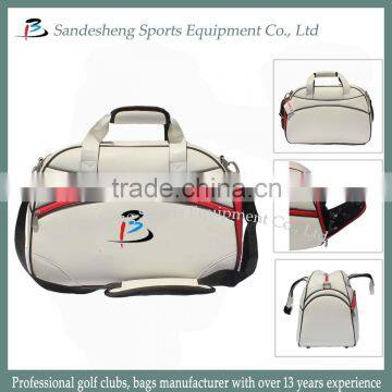 Soft PU Leather Golf Travel Bag