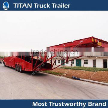 2/3 Axles Hydraulic Car Vehicle Transport Semi Truck Trailer, Car Transport Carriers photo-5
