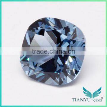 Wholesale Gem Processing Heat Resistant Aquamarine Blue Nano Spinel For Micro Pave Jewelry photo-2