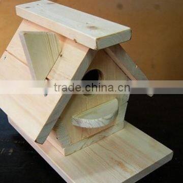 Small Wooden Wood Carved Cheap Bird Houses photo-3