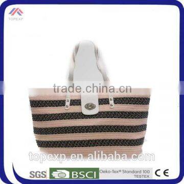 Portable Straw Material Shopping Bag