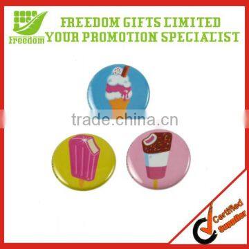 Wholesale Customzied Logo Printed Tin Badge Button