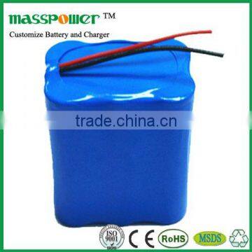 11.1 volt 5200mAh lithium li ion battery