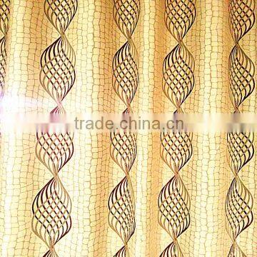 customized window curtain fabric, jacquard fabirc 018 fire retardant blackout fabric for bedroom