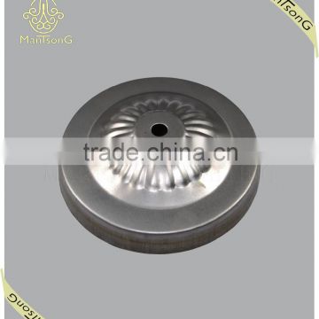 Best selling iron lamp base factory price chrysanthemum pattern wholesale hardware fitting