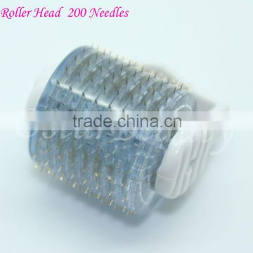 micro pin derma roller (replaceable roller head 200 needles for face)