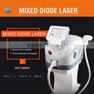 2000W strong Power !! 808nm diode laser hair removal machines / alexandrite laser hair removal equipment