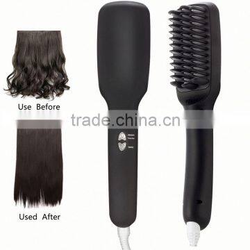 2016 best selling LCD electric fast best hair straightener for frizzy hair