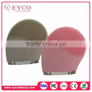 2016 Electric Sonic Silicone Electric Dead Skin Removal Facial Cleansing Brush Equipment