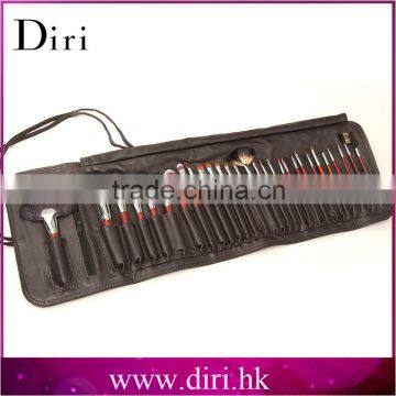 Wood handle cosmetic makeup brush kit with high quality