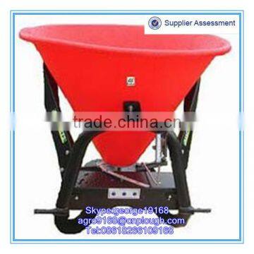 Small tractor Funnel-shaped agricultural fertilizer spreader