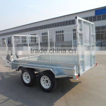 9'x5' Hydraulic Galvanized Tandem Tipper Box Trailer photo-4