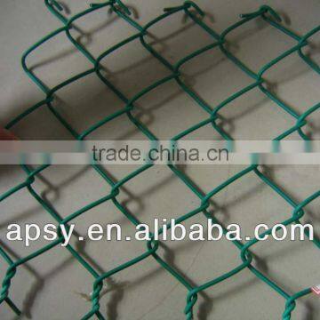 PVC coated chain link wire fence/best quality/manufacture