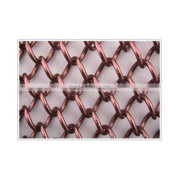 Metal decorative curtain for hotels