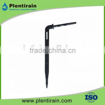 Bend arrow dripper for irrigation system