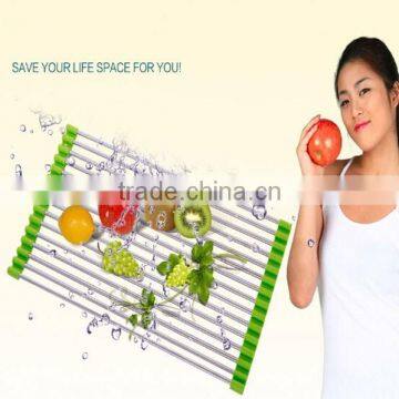 2015 Newest Folding Kitchen Utensils Sink Dish Drainer Rack