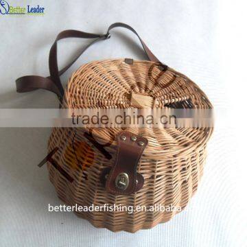 Fishing willow basket with popular design