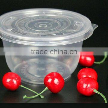 Best selling clear round sharpe Disposable food containers fast food container