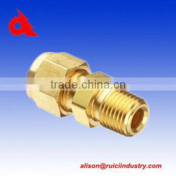 Brass cnc machining, cnc machining brass pipe fitting