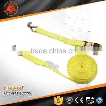 3 Ton color zinc plated handle ratchet tie down straps/ cargo lashing belt /ratchet lashing straps