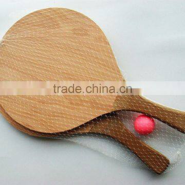 41*24*1.0cm rubber wood beach racket set game