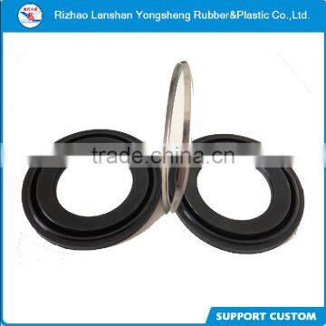 rubber boot with 304 stainless steel rubber gasket