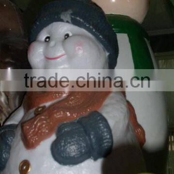 Customize Blow Molding Plastic Christmas Cute Plastic Christmas Man Snow Man for Sale photo-3