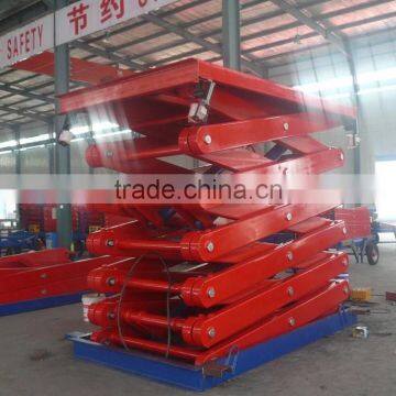 Heavy Duty Hydraulic Cargos Lifter For 4tons Capacity 16m Height