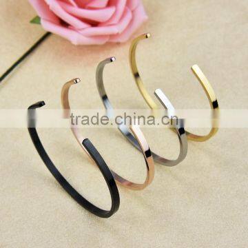 Wholesales Stainless Steel Adjustable Message Bangle Bracelet With High Quality photo-3