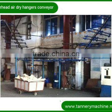 leather dryer cattle skinning machine 3' to 9' steel over head hooking hangers for leather