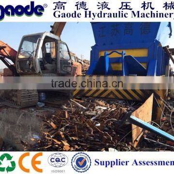 hydraulic metal scrap shearing machine