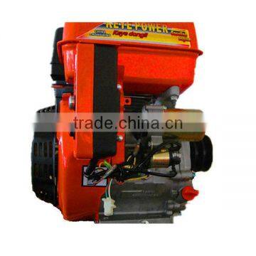 15hp Single Cylinder 4 Stroke OEM Gasoline Electric Start Engine photo-4