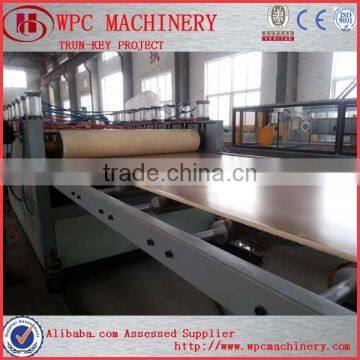 2017 New China Plastic Machinery PVC Skinning Board Extrusion Production Line photo-3