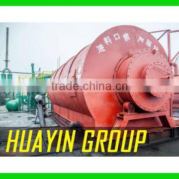 Waste ABS Recycle to Oil High Yield Pyrolysis Plant No Emission Huayin