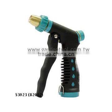 Garden Irrigation Brass Tip Front Spray Trigger Hose Nozzle photo-2