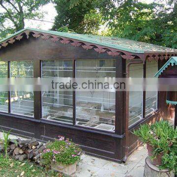 Bird Aviaries Imperial Large Wooden Hexagonal Bird Aviary Cage Birds Parrot Canary