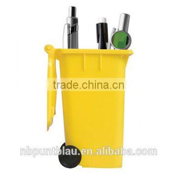 trash can penholder office desk penholder garbage ash-bin penholder