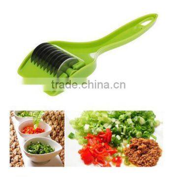 CY144 Stainless Steel Kitchen Accessories Gadgets Cooking Tools Blade Green Onion Chopper Slicer Garlic Coriander Cutter Chopper photo-5