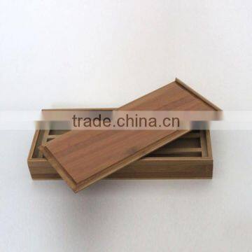 Customize Square Paulownia Tea Package Box, Crafts Torage Boxes photo-3