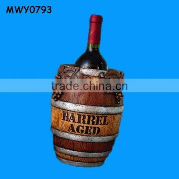 Large polyresin with grape Wine Bottle Holder