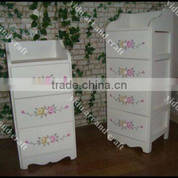 Multipurpose Wooden Living Room Cabinet, Wood Storage Cabinet With Three Drawers
