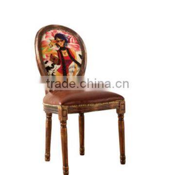 Hotel Room Furniture Antique Armless Wooden Chair/wood Design Dining Chair(CH-211-OAK) Hotel Room Furniture Antique Armless Wood photo-3