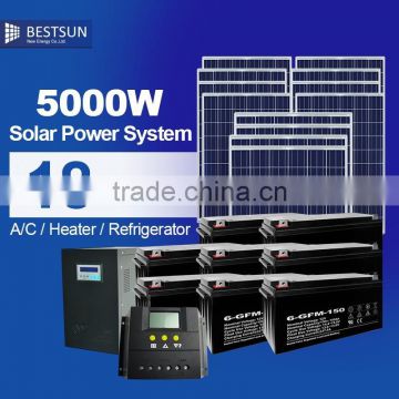 hot sell 5KW 10kw home solar power system kit industrial solar battery for solar system