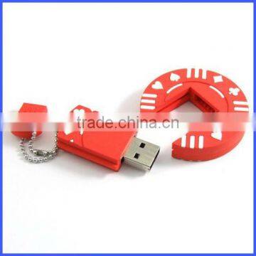 Round shape silicone USB cover