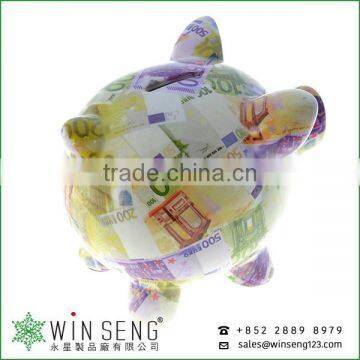 Small Ceramic Piggy Coin Bank for Sales photo-2