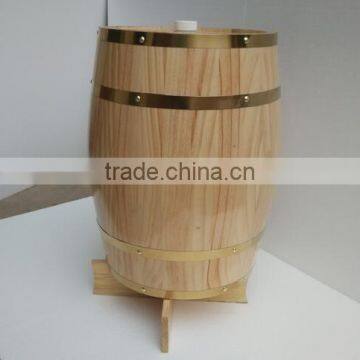 2016 year hot sell approved natural wood wine barrel oak barrel used barrels with stand