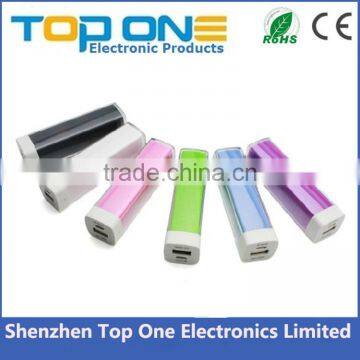 2017 USB Battery Mobile Phone Charger Lipstick Portable Mobile Power Bank 2600mAh photo-6