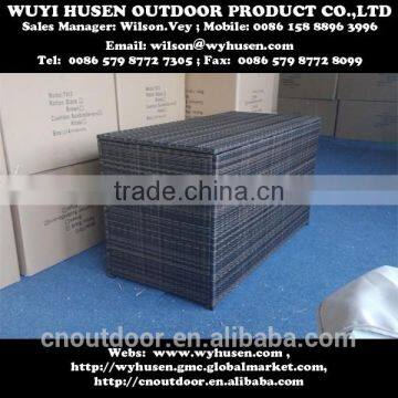2015 MOST POPULAR CUSHION BOX WITH NEW DESIGN, WICKER BOX, GARDEN RATTAN BOX . photo-2
