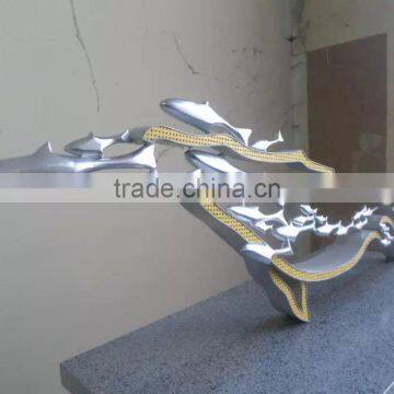 Large Metal Fish Outdoor Garden Sculpture for Sale photo-4